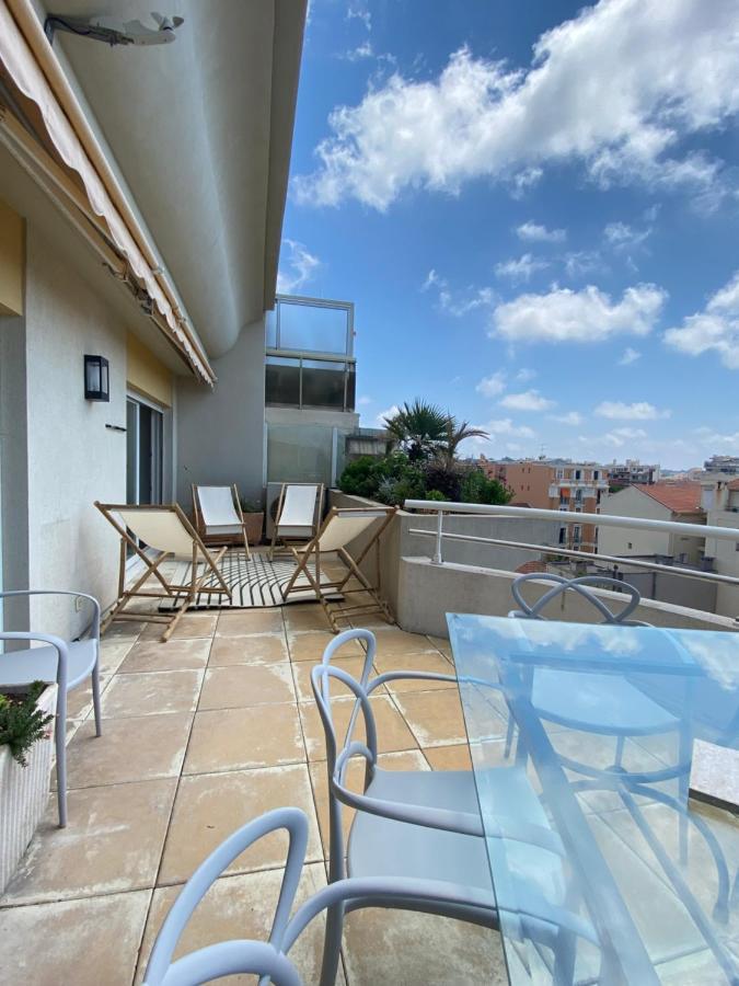T3 Climatise Villa Juana Avec Parking Et Proche Plage Antibes Exterior foto